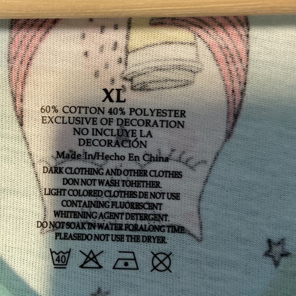 PNAEONG Women’s Pajama Set - Sleepwear Tops with Capri Pants Size XL. New - Picture 5 of 7